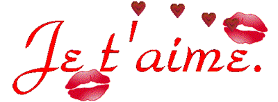 je t'aime bisous